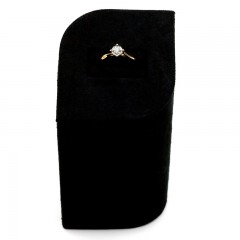太子珠宝18K红金镶钻石戒指8分女款经典时尚玫瑰金镶钻DIRG005949