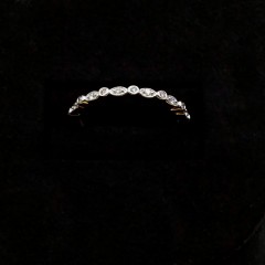 太子珠宝18K红金镶钻石戒指女款8分女款时尚经典送女友礼物DIRG010345