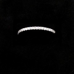 太子珠宝18K白金镶钻石戒指21分女款经典镶钻指环DIRG009756