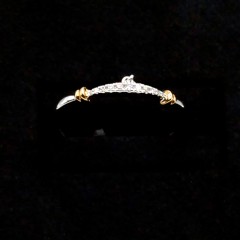 太子珠宝18K白金镶钻石戒指7分女士时尚戒指送女友礼物DIRG006448