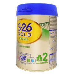 【临期】Wyeth惠氏 新加坡版 S-26 金装奶粉 2段 6-12个月 900g/罐